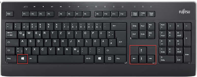 Standard Windows Tastatur